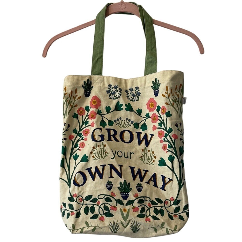 Danica Jubilee Grow Your‎ Own Way Canvas Tote Bag